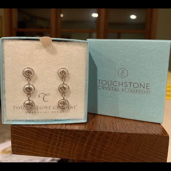 Touchstone Crystal Earrings - Picture 3 of 6